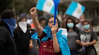 La protesta del sábado contra el Prespuesto reunió a más de 10.000 personas