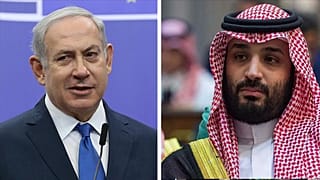 Netanyahu (solda) ve Prens Selman (sağda)