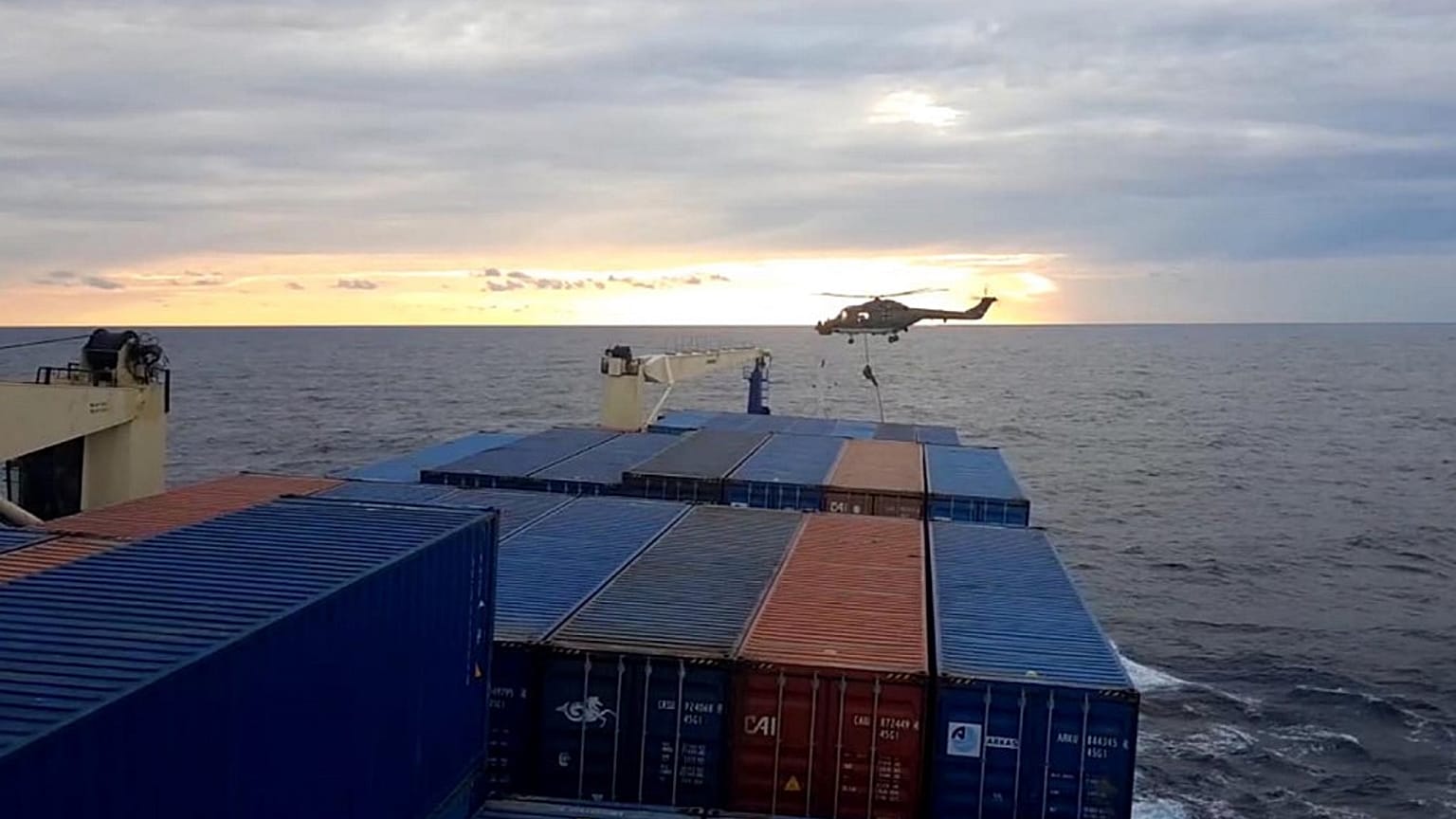 Deutsche Marinesoldaten auf türkischem Frachter vor Libyen
