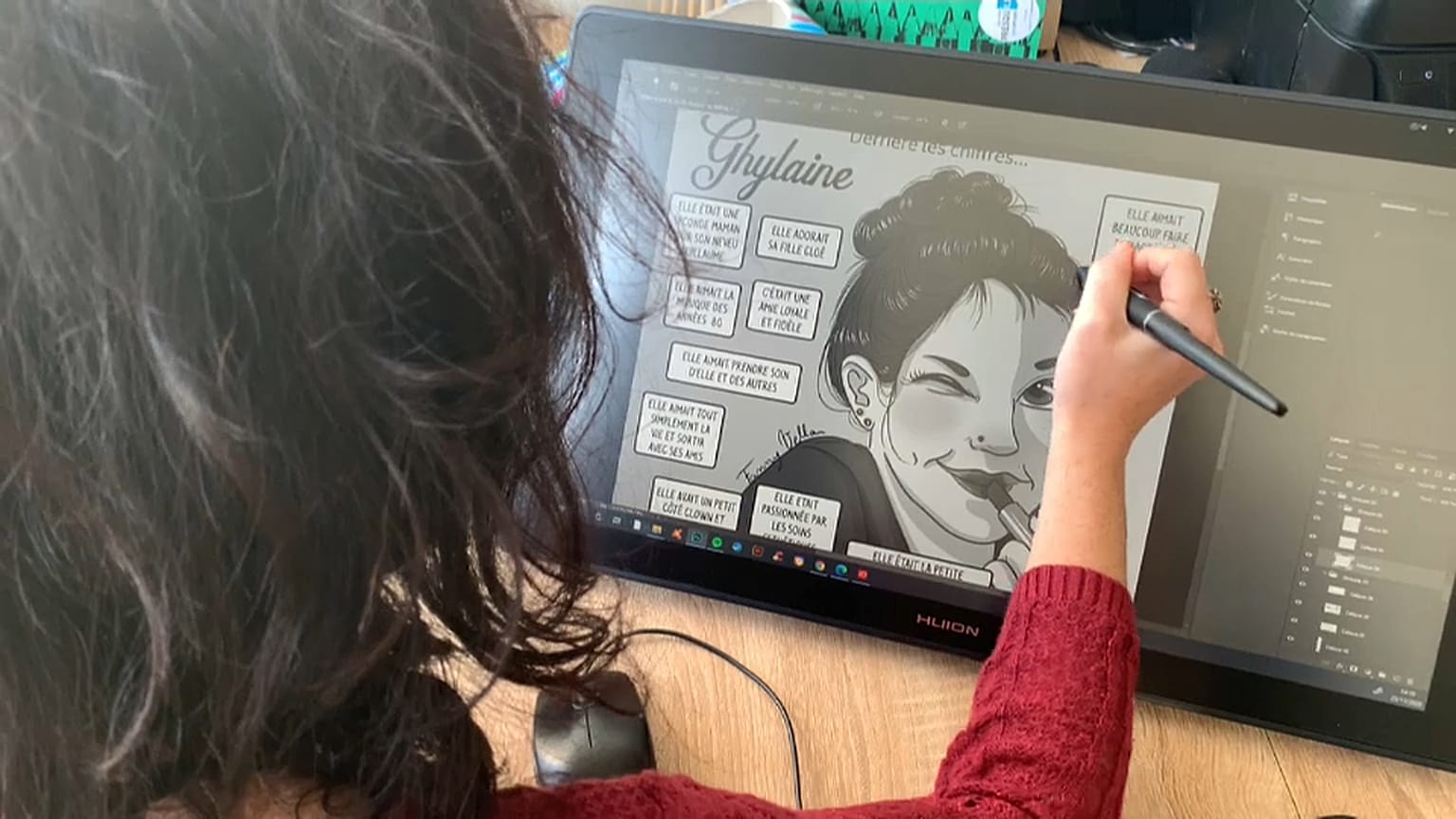 L'illustratrice Fanny Vella, à l'origine du projet "Derrière les chiffres".