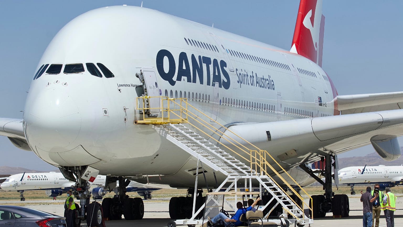 Un velivolo della compagnia aerea Qantas
