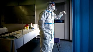 Un consultorio de un médico en Roma, Italia, el 19 de noviembre de 2020.