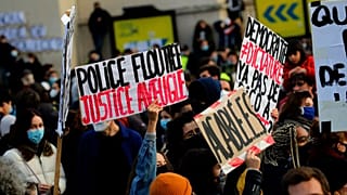 Protesta contra la Ley de Seguridad Global en París