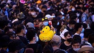 Manifestation des pro-démocratie à Bangkok (Thaïlande), le 25/11/2020
