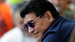 Diego Maradona bei der WM 2018