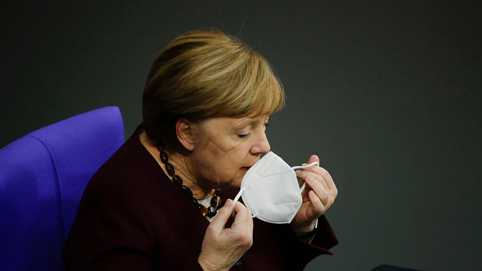 Angela Merkel im Bundestag