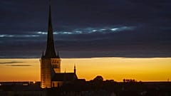 Tallin az esti órákban 2019. június 27-én