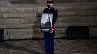 Samuel Paty gyásszertartása
