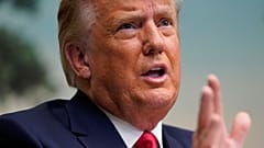 Le président américain Donald Trump à la Maison Blanche, le 26 novembre 2020 