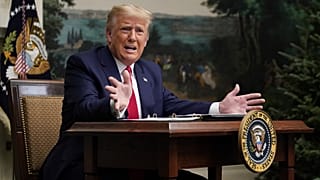 Trump admite ceder lugar na Casa Branca