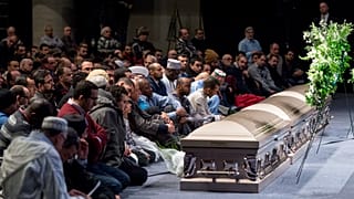 صورة من الارشيف- مجلس عزاء  لضحايا إطلاق النار - كيبيك
