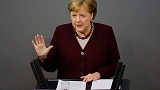 Angela Merkel announced that Germany's restrictions will be extended until early January.