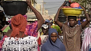 El mercado de Tilene, en Dakar, esta semana