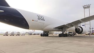 Avião da Lufthansa Cargo -