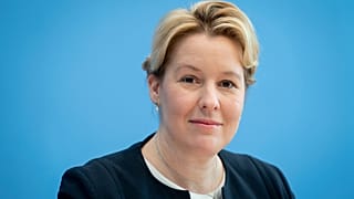 Bundesfamilienministerin und neue Co-Vorsitzende der Berliner SPD, Franziska Giffey