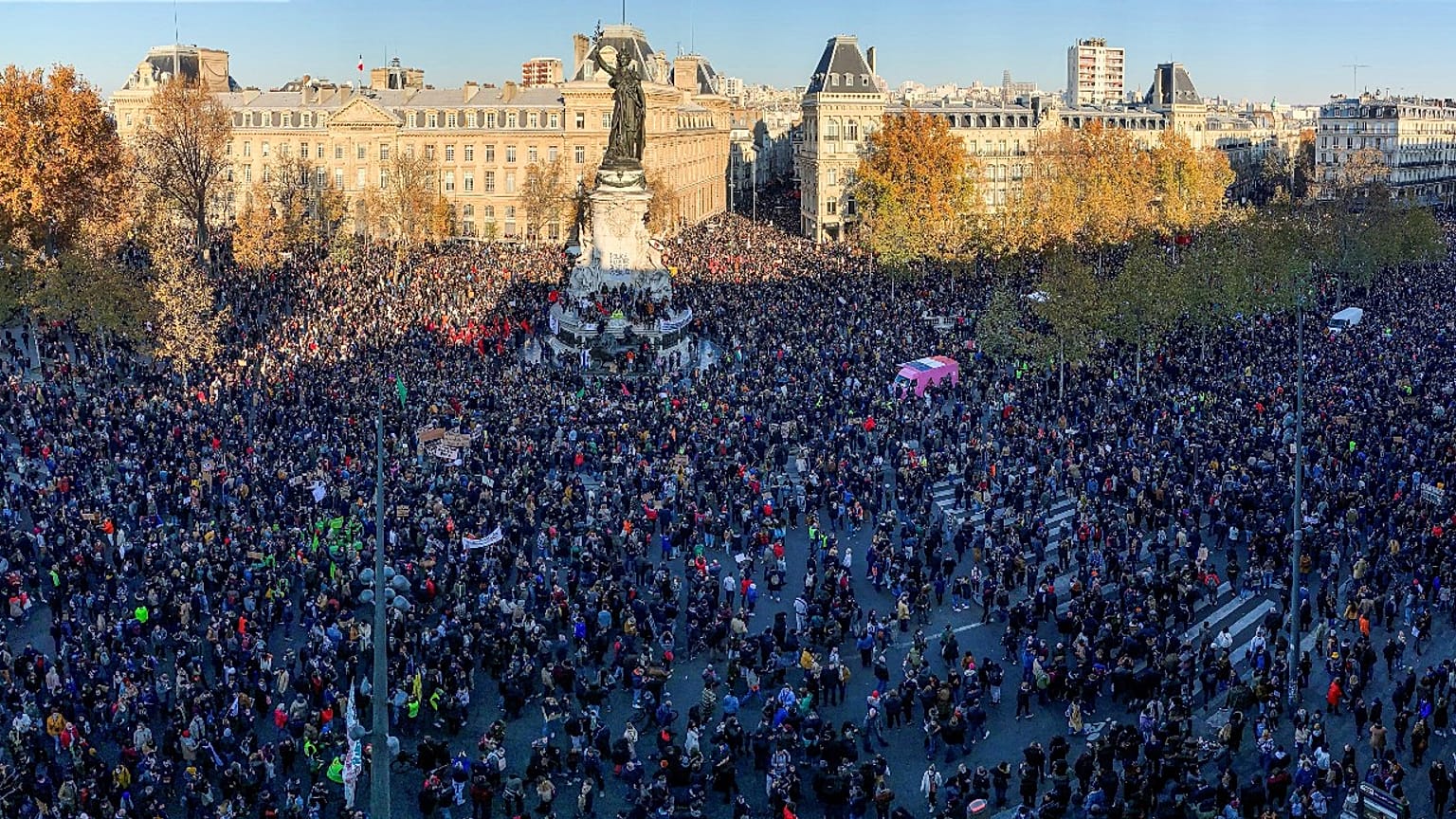 Protest in Paris