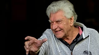 British actor David Prowse poses during the photocall for the presentation of the film "I Am Your Father" in Madrid. November 18, 2015.