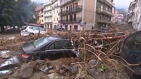 Car stuck in mud