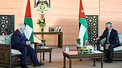 الرئيس محمود عباس يزور العاهل الأردني الملك عبد الله