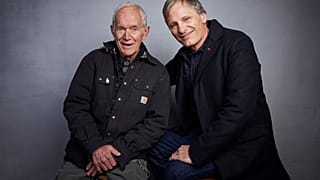 Lance Henriksen e Viggo Mortensen in posa per la promozione di film "Falling", durante il Sundance Film Festival