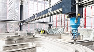 Munka közben a 3D nyomtató