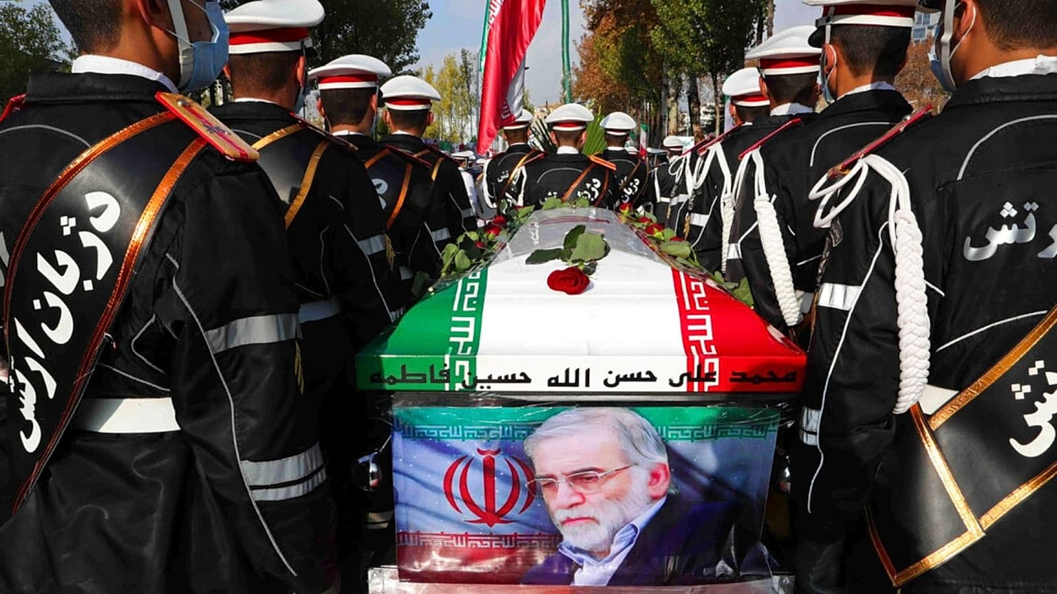 تشییع پیکر محسن فخری‌زاده در تهران