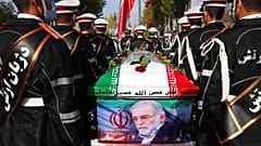 تشییع پیکر محسن فخری‌زاده در تهران