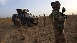 Mali'de Fransız askerleri