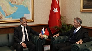 Rusya Savunma Bakanı Sergey Şoygu, Milli Savunma Bakanı Hulusi Akar (arşiv) 