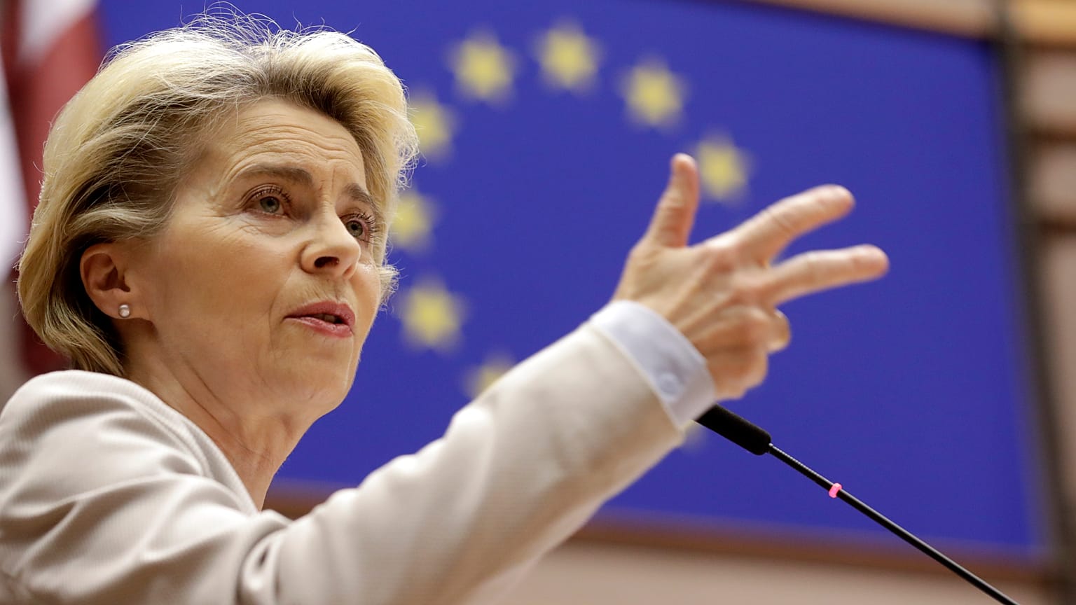 La présidente de la Commission européenne Ursula von der Leyen