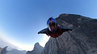 Saatte 230 kilometre hızla Tianmen Dağı'na kuş bakışı