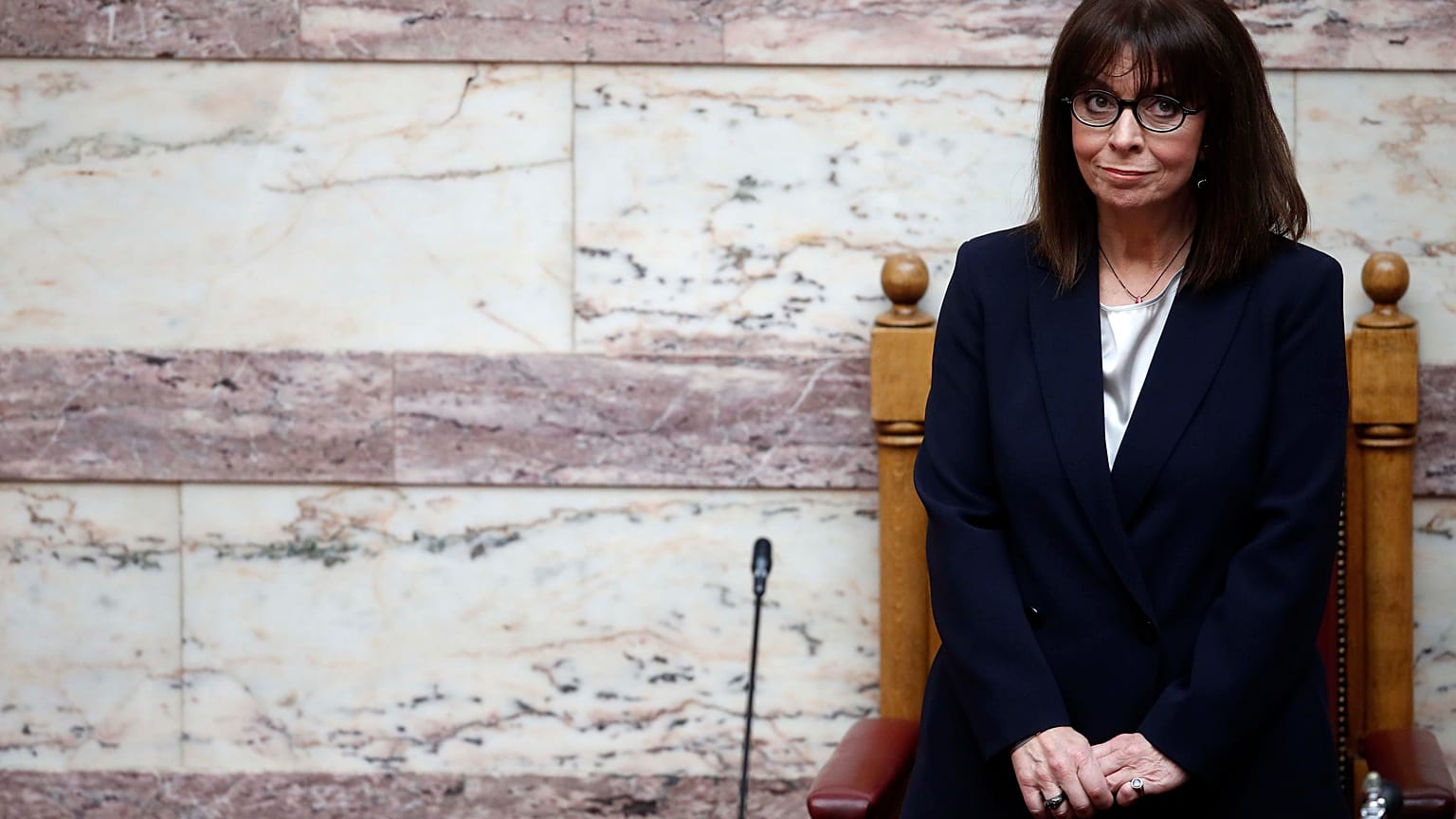 Η Πρόεδρος της Ελληνικής Δημοκρατίας Κατερίνα Σακελλαροπούλου
