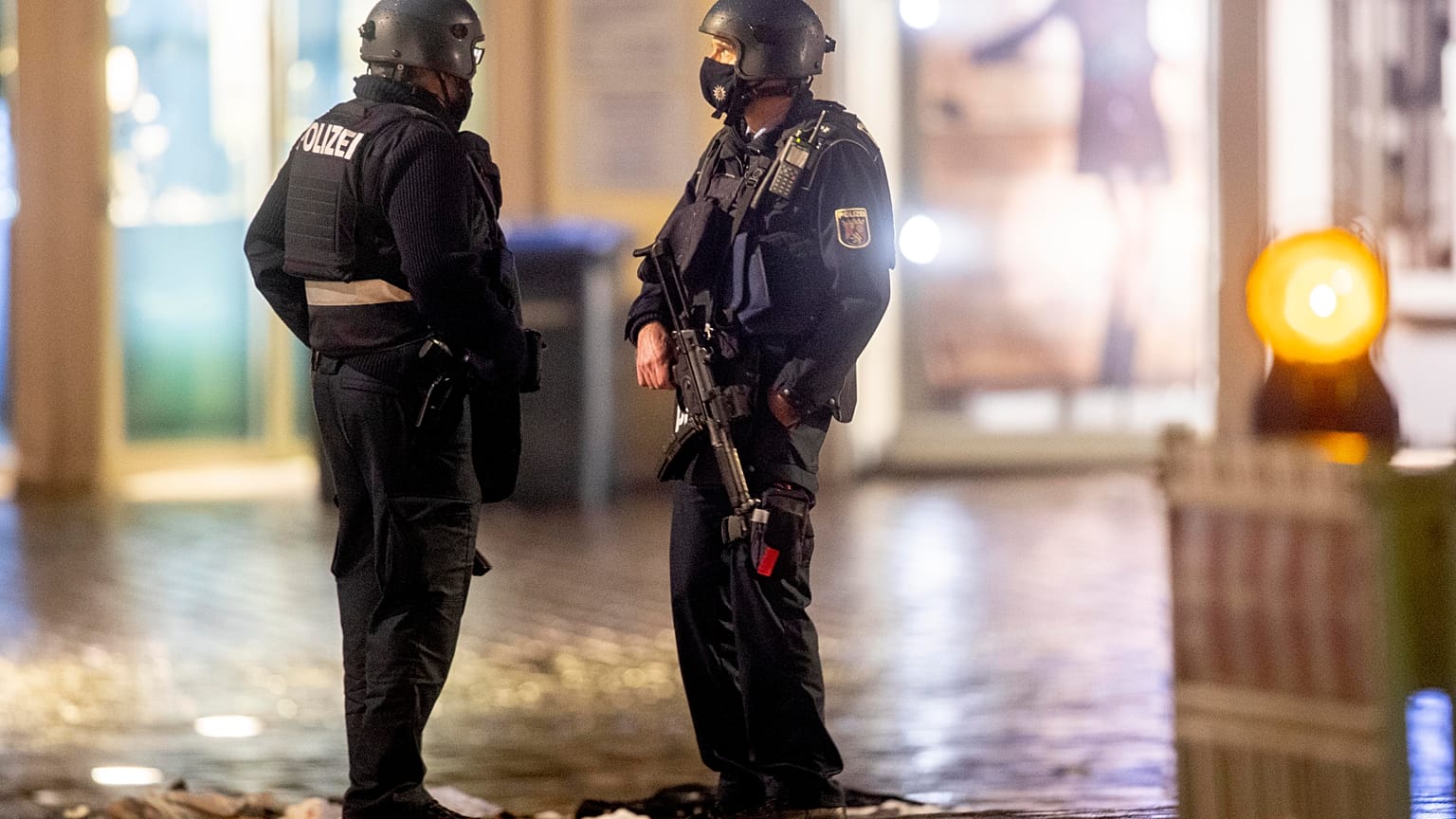 Polizisten in Trier.