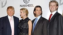 Donald Trump, kızı Ivanka Trump, büyük oğlu Donald Trump Jr ve diğer oğlu Eric Trump (AP) 