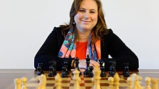 Weltklasse-Schachspielerin Judit Polgar aus Ungarn, im Jahr 2018