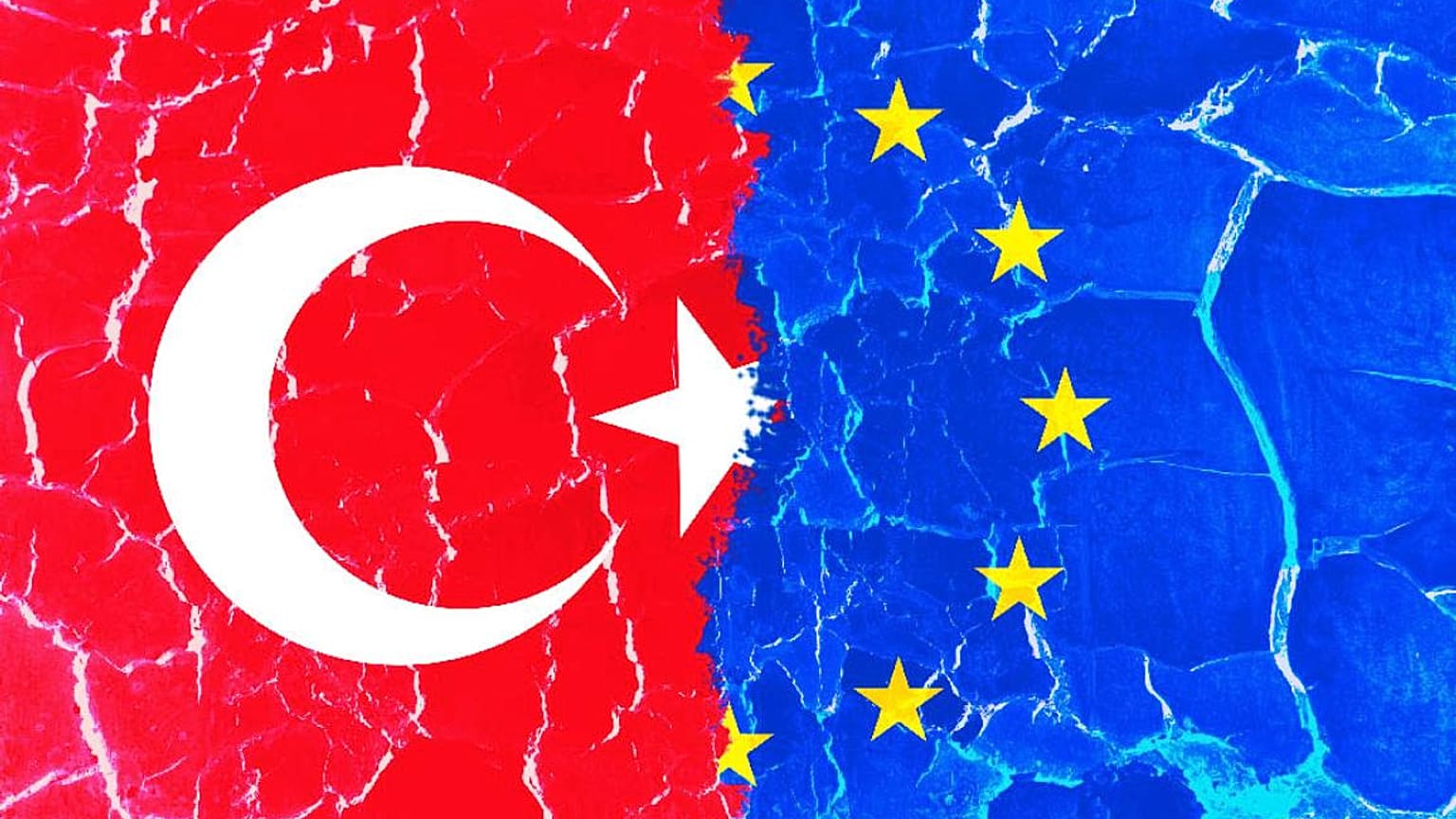 Türkiye ve AB bayrakları