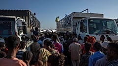 لاجئو تيغراي الذين فروا من الصراع في منطقة تيغراي بإثيوبيا