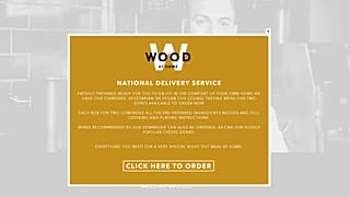 Η φόρμα παραγγελίας του εστιατορίου Wood