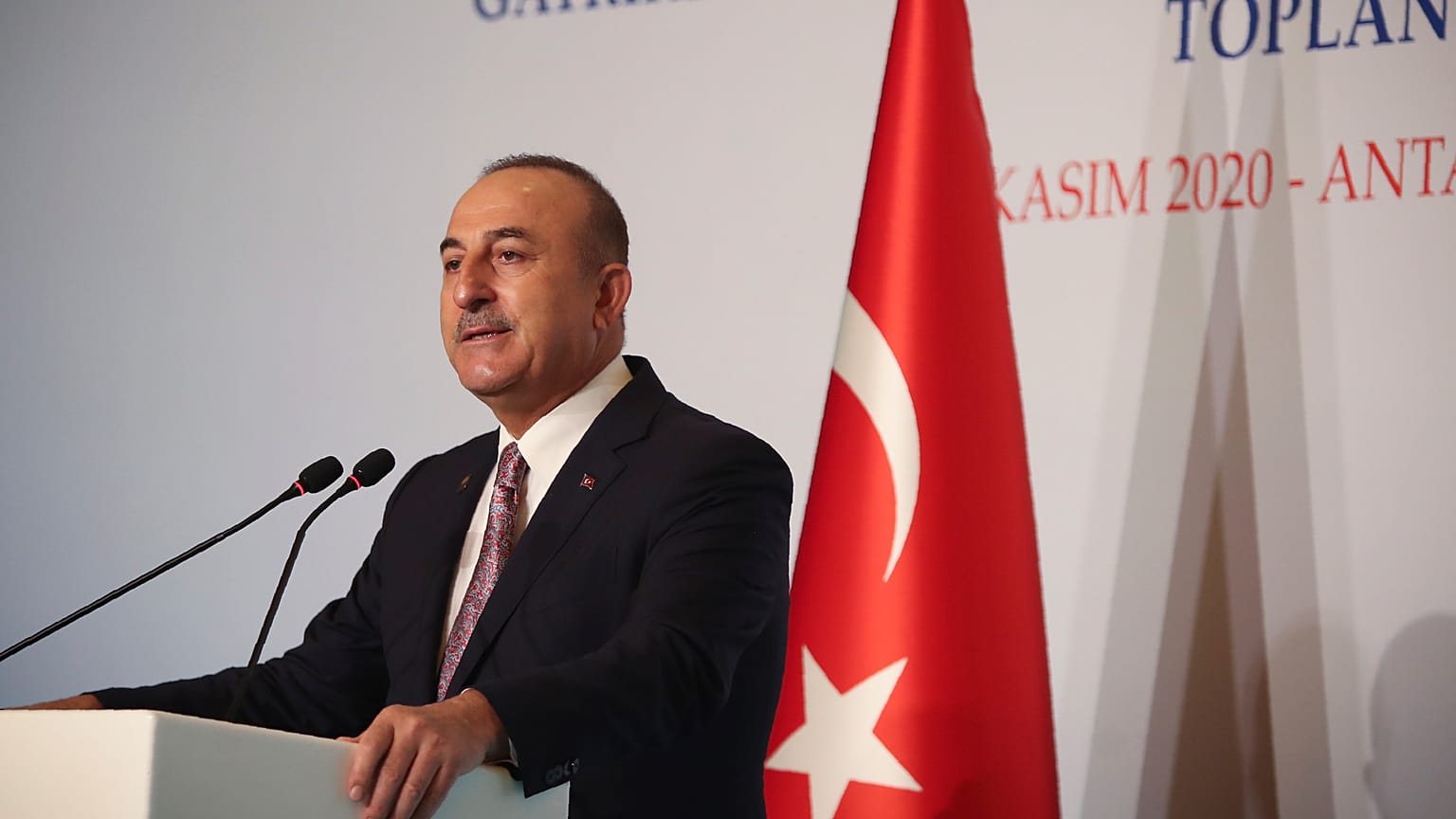 Turkish Foreign Minister Mevlut Cavusoglu