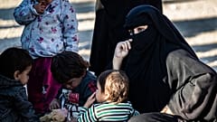 Suriye'deki göçmen kampı