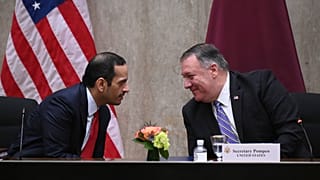 وزيرا الخارجية الأميركي والقطري 