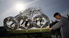 Pekin Olimpiyatları öncesinde atılan roketlerin fırlatma rampası 2007