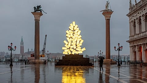 Weihnachtsbaum in Venedig