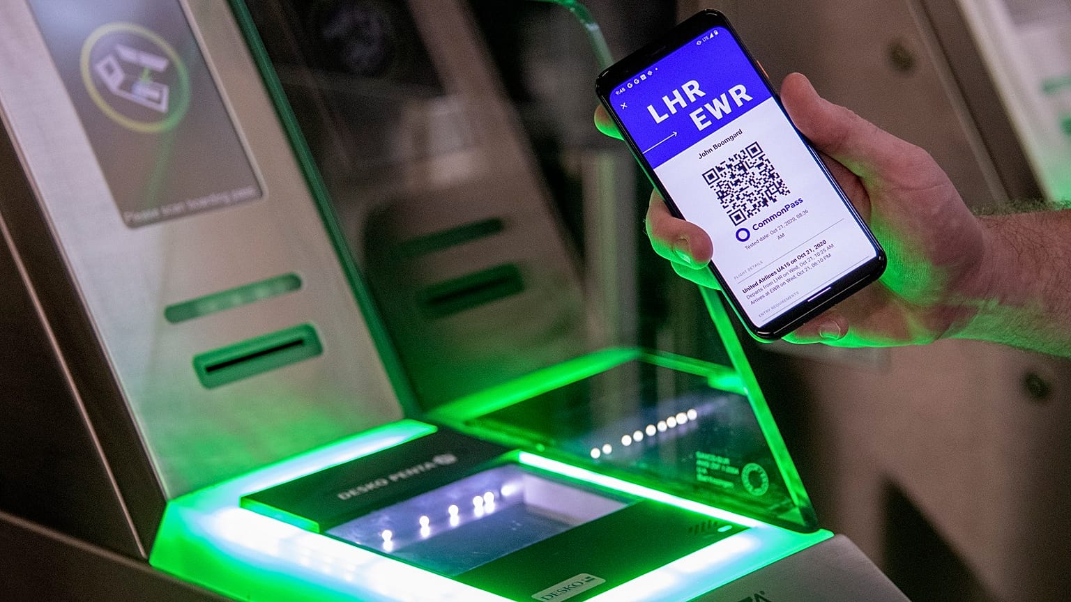 The CommonPass app is currently being rolled out by five major airlines.