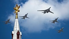 file photo, Russia's Air Force strategic bombers, Tu-160,