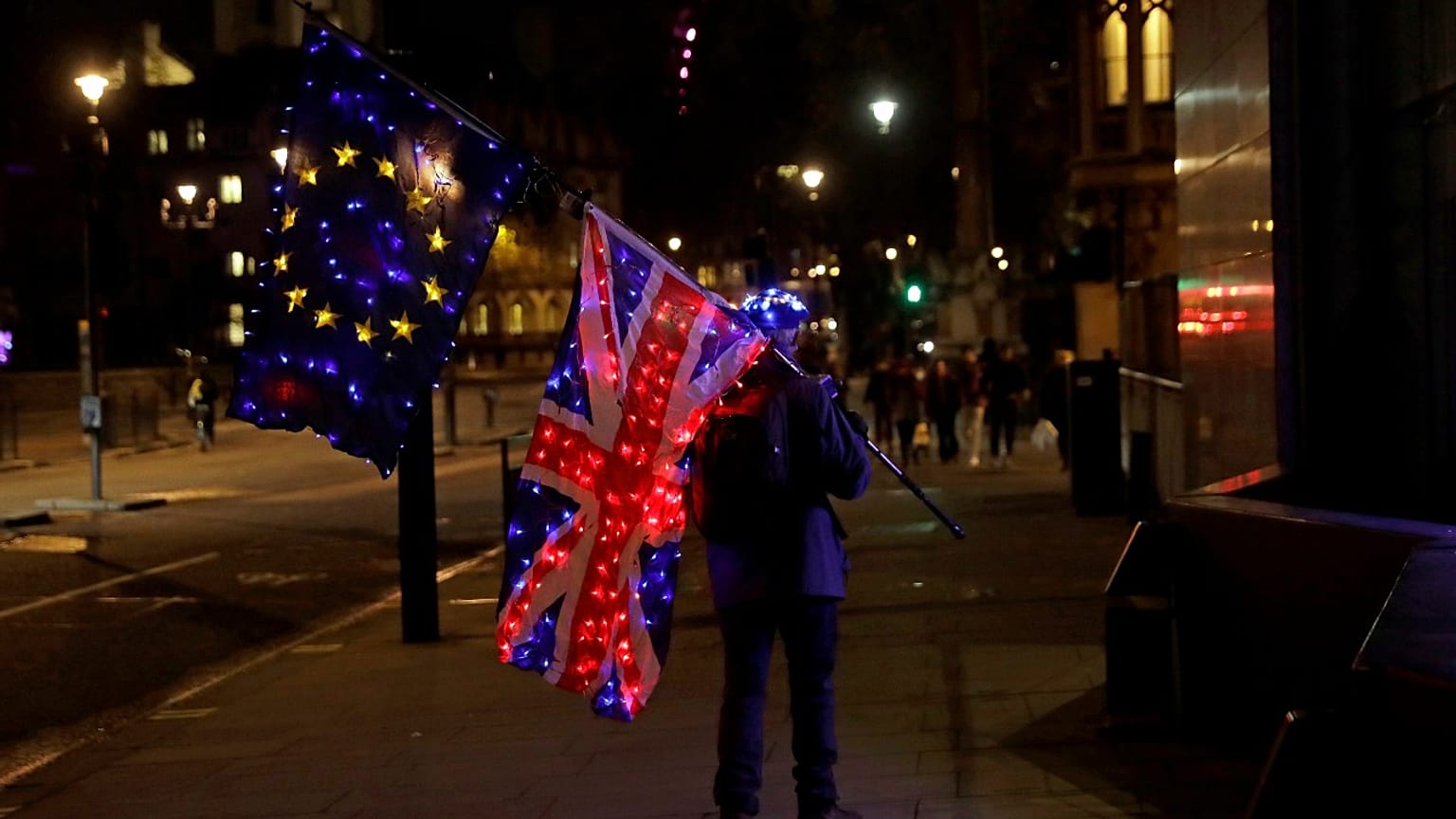 Brexit-Befürworter in London