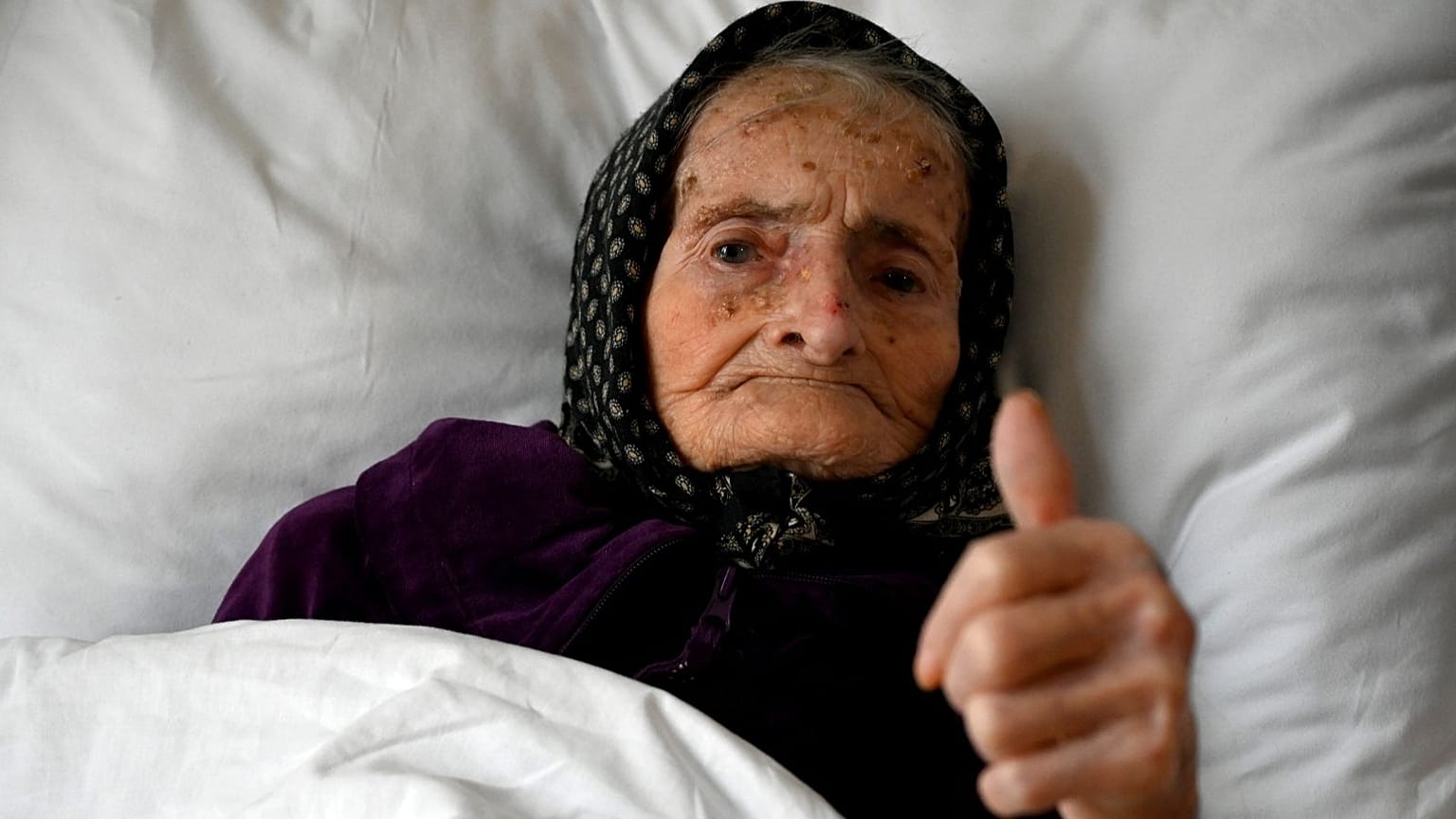 پیرزن ۹۹ ساله اهل کرواسی