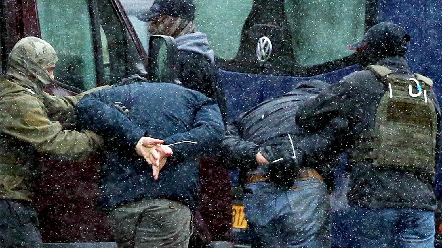 Arrestation de manifestants à Minsk, le 29/11/2020