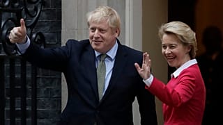 AB Komisyonu Başkanı Ursula von der Leyen, İngiltere Başbakanı Boris Johnson