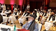الجلسة الافتتاحية لمحادثات السلام بين الحكومة الأفغانية وطالبان في الدوحة، قطر